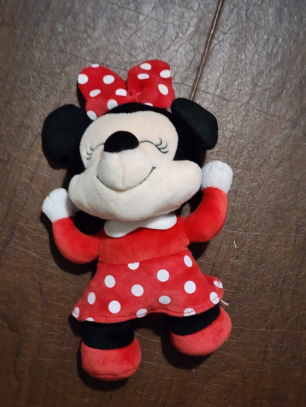 Minnie Mouse Red Polka Dot Plush Toy - Classic Kids Stuffed Character - Picture 3 of 5
